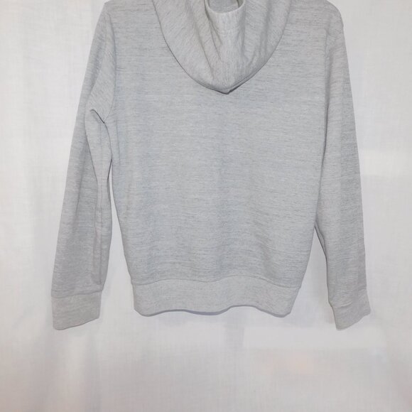 Polo Ralph Lauren Mens M Light Gray Black Pony Double Knit Full Zip Hoodie *READ - Picture 9 of 9